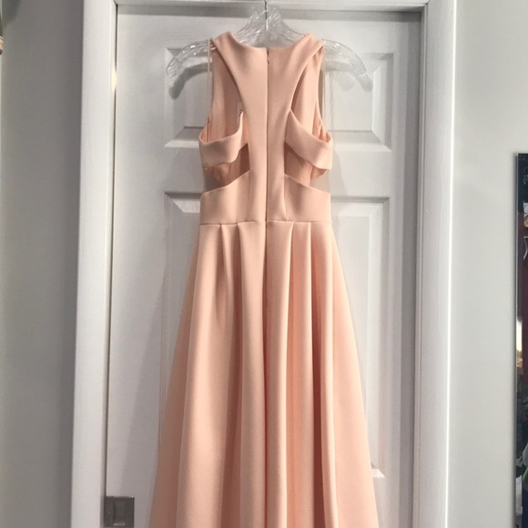 Gorgeous Peach Midi Dress - Picture 4 of 4